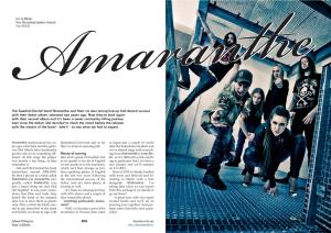 Amaranthe and Their Six Men Strong Line-Up Had Decent Success with Their Debut Album, Released Two Years Ago
