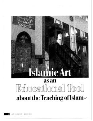 Islamic Art As an Educational Tool About the Teaching of Islam
