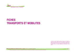 Fiches Transports Et Mobilites