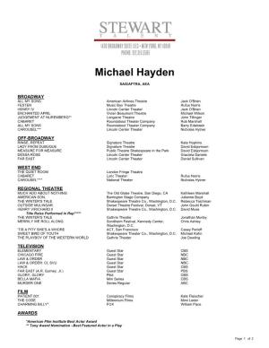Michael Hayden