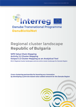 Regional Cluster Landscape Republic of Bulgaria