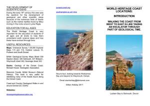 World Heritage Coast Locations: Introduction