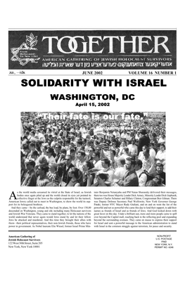 Solidarity with Israel with Israel