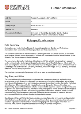 Further Particulars Template