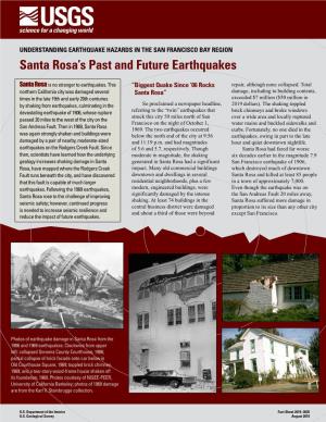 Santa Rosa's Past and Future Earthquakes