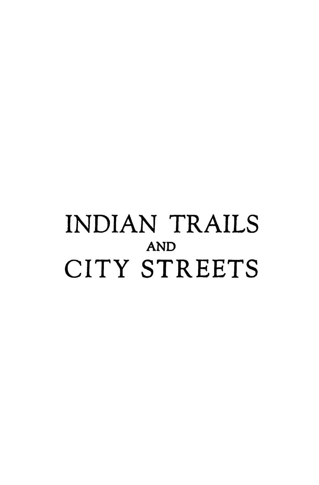 Indian Trails City Streets