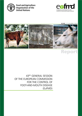 Report of the 43Rd General Session of the European Commission for The
