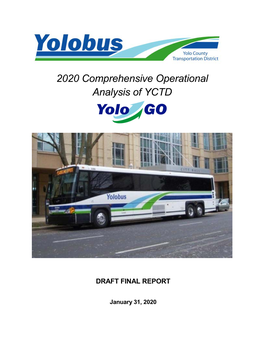 2020 Comprehensive Operational Analysis of YCTD