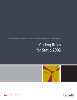 Coding Rules for Static-2002