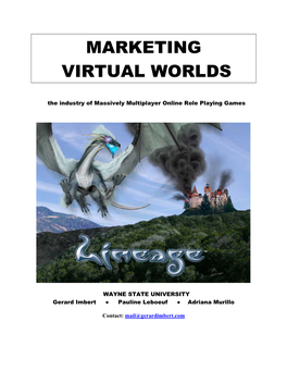 Marketing Virtual Worlds