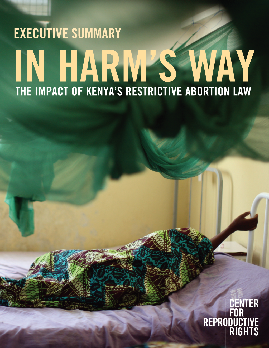 EXECUTIVE SUMMARY in HARM’S WAY the IMPACT of KENYA’S RESTRICTIVE ABORTION LAW © 2010 Center for Reproductive Rights