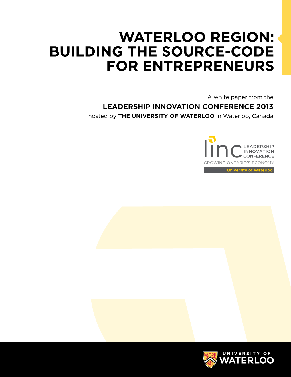 Waterloo Region: Building the Source-Code for Entrepreneurs