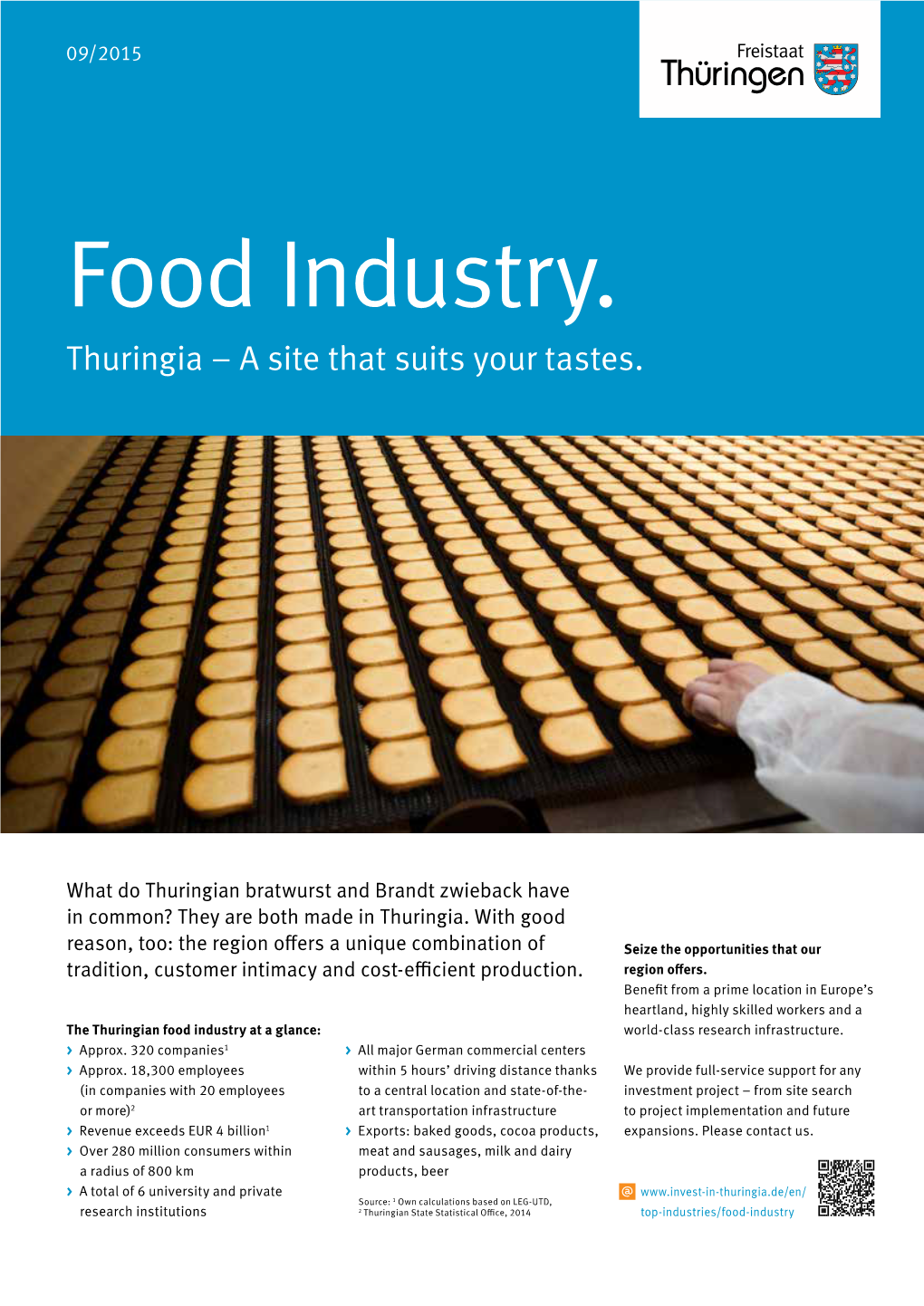 Food Industry. Thuringia – a Site That Suits Your Tastes