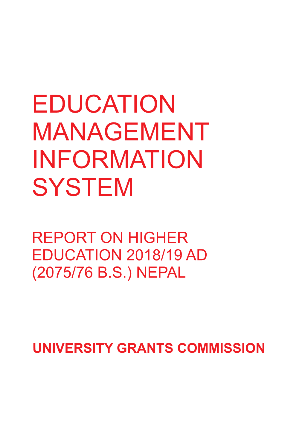 Education Management Information System