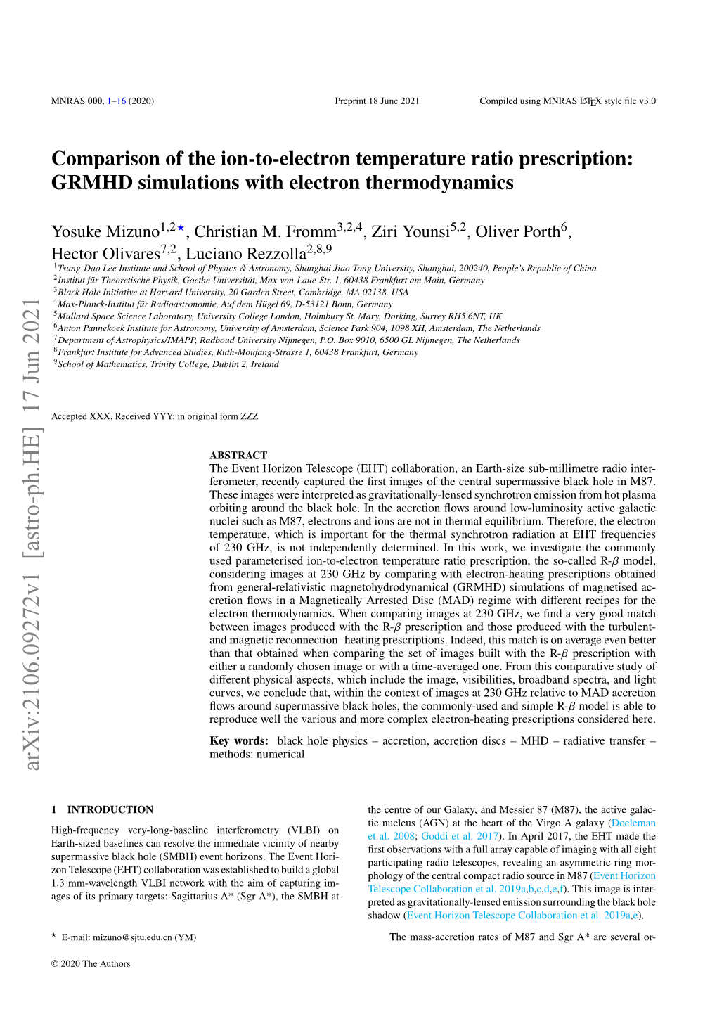 Comparison of the Ion-To-Electron Temperature Ratio Prescription: GRMHD Simulations with Electron Thermodynamics