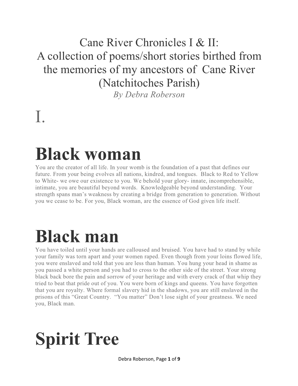 Black Woman Black Man Spirit Tree