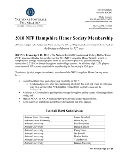NFF Release Page 1 of 34
