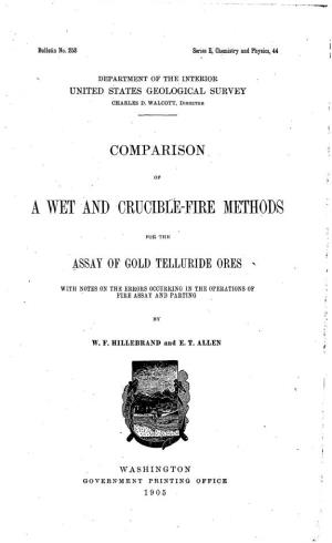 A Wet and Crucib1e-Fire Methods