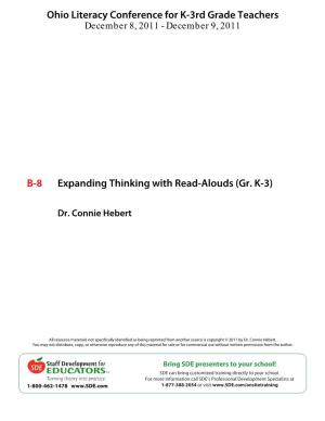 Expanding Thinking with Read-Alouds (Gr. K-3)