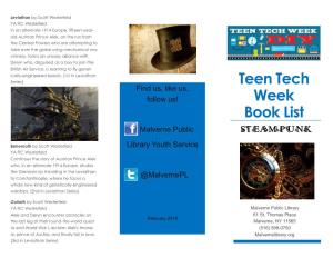Teen Tech Week Book List