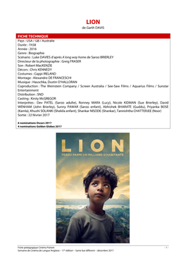 LION De Garth DAVIS