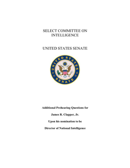 Select Committee on Intelligence United States