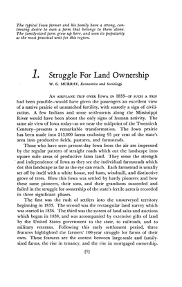 Struggle for Land Ownership W