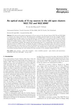 An Optical Study of X-Ray Sources in the Old Open Clusters NGC 752 and NGC 6940?