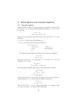 Part 5 (Initial Algebras and Terminal Coalgebras)