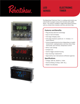 Electronic Timer Led Series
