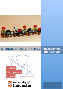 Management After Critique
