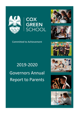 2019-2020 Governors Annual Report to Parents