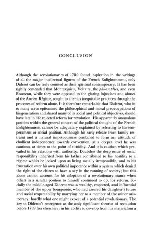 CONCLUSION Although the Revolutionaries of 1789 Found