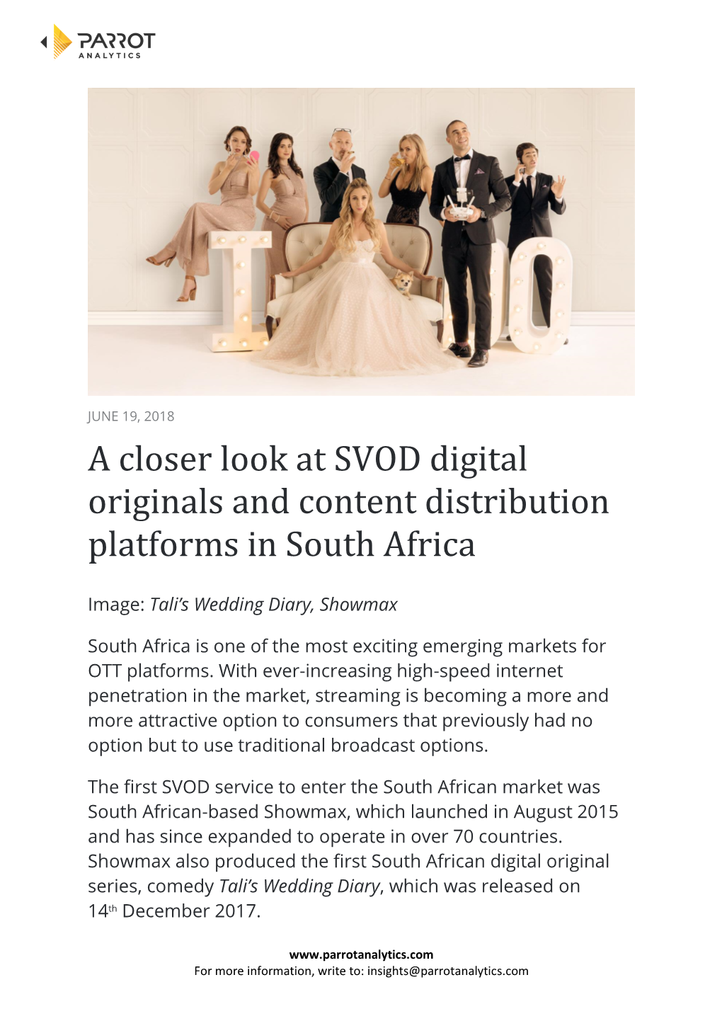 A Closer Look at SVOD Digital Originals and Content Distribution Platforms in South Africa