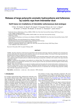 Release of Large Polycyclic Aromatic Hydrocarbons and Fullerenes By