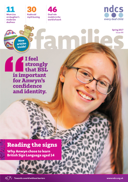 Reading the Signs Why Anwyn Chose to Learn British Sign Language Aged 14