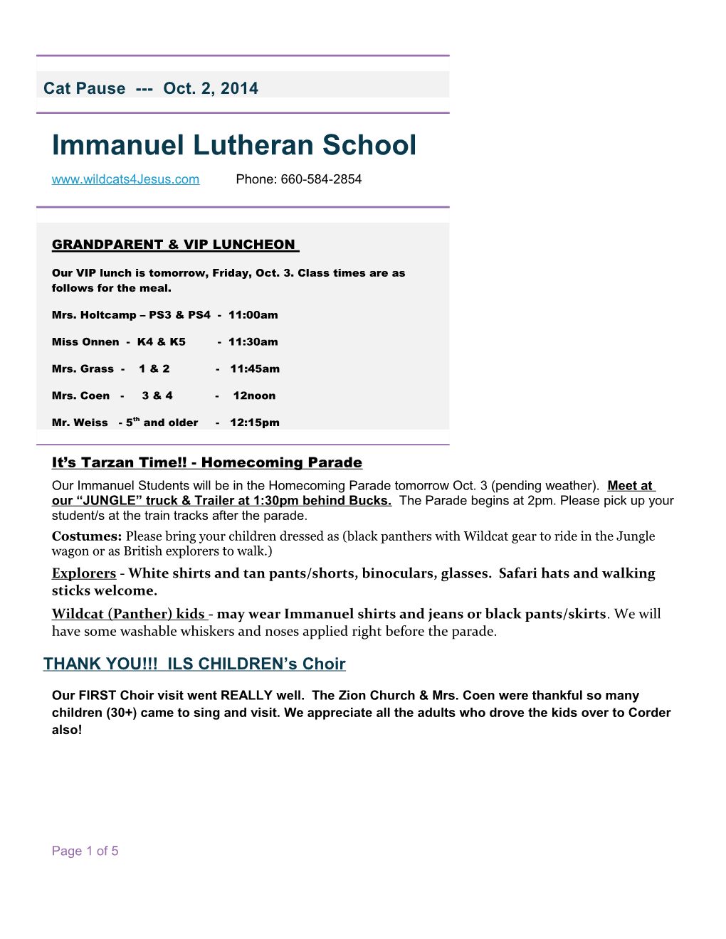 Immanuel Lutheran School