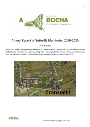 Annual Report of Butterfly Monitoring 2019-2020