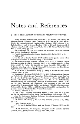 Notes and References