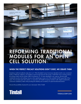 Reforming Traditional Modules for an Open Cell Solution