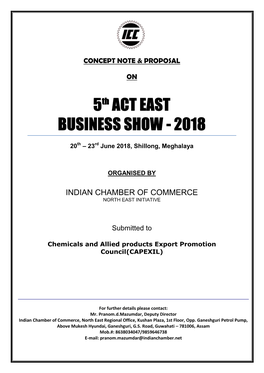 5Th ACT EAST BUSINESS SHOW - 2018