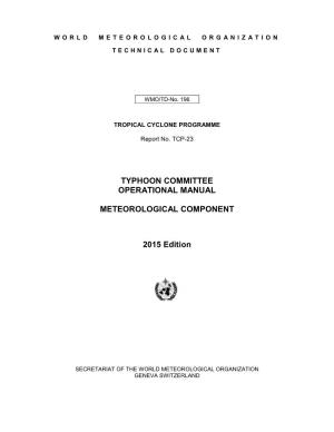 Typhoon Committee Operational Manual