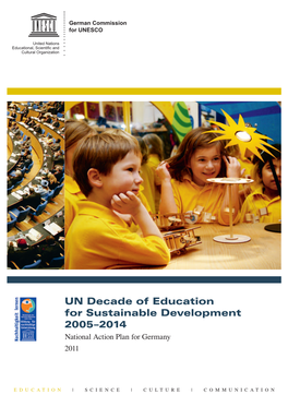 UN Dedade of Education for Sustainable Development 2005