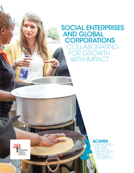 Social Enterprises and Global Corporations Collaborating for Growth with Impact