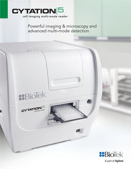 Powerful Imaging & Microscopy and Advanced Multi-Mode Detection