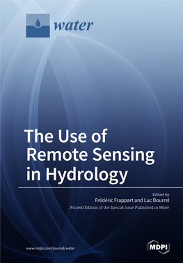 The Use of Remote Sensing in Hydrology