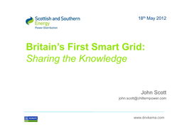 Overview Orkney Smart Grid May 2012