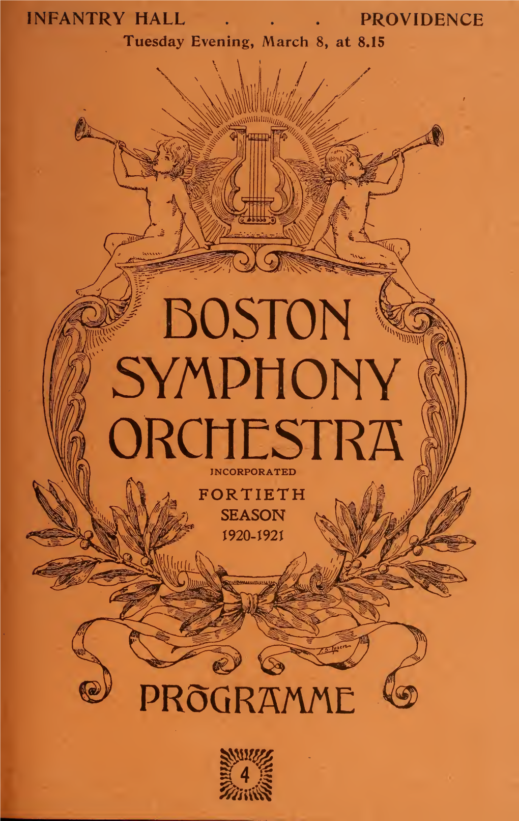 Boston Symphony Orchestra Concert Programs, Season 40,1920-1921, Trip