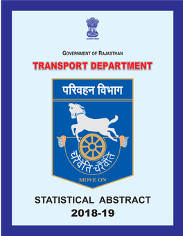 Statistical Abstract 2018-19 Goals and Objective of Transport Department