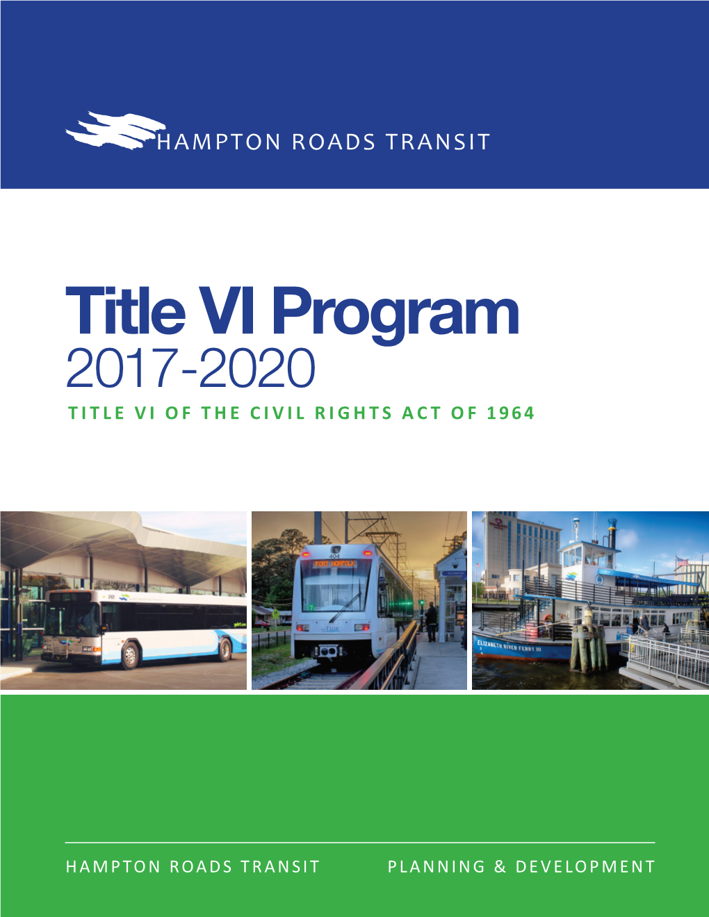 Hampton Roads Transit Title VI Program